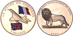 Congo Democratic Republic 5 Francs 2003