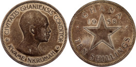 Ghana 10 Shillings 1958