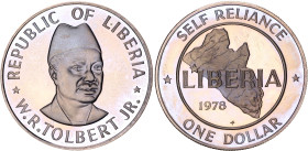 Liberia 1 Dollar 1978 FM