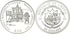 Liberia 20 Dollars 2000