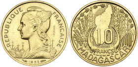Madagascar 10 Francs 1953 Essai