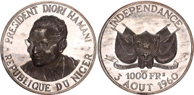Niger 1000 Francs 1960 Essai