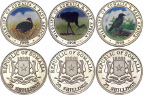Somalia 3 x 25 Shillings 1998