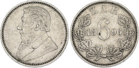 South Africa 6 Pence 1896