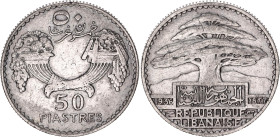 Lebanon 50 Piastres 1936