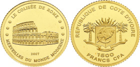 Ivory Coast 1500 Francs CFA 2007