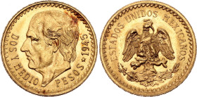 Mexico 2-1/2 Pesos 1945 Restrike