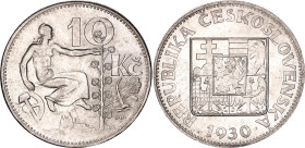 Czechoslovakia 10 Korun 1930