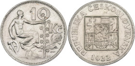 Czechoslovakia 10 Korun 1932
