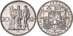 Czechoslovakia 20 Korun 1933