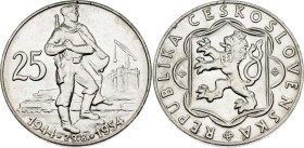 Czechoslovakia 25 Korun 1954