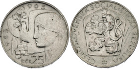 Czechoslovakia 25 Korun 1965