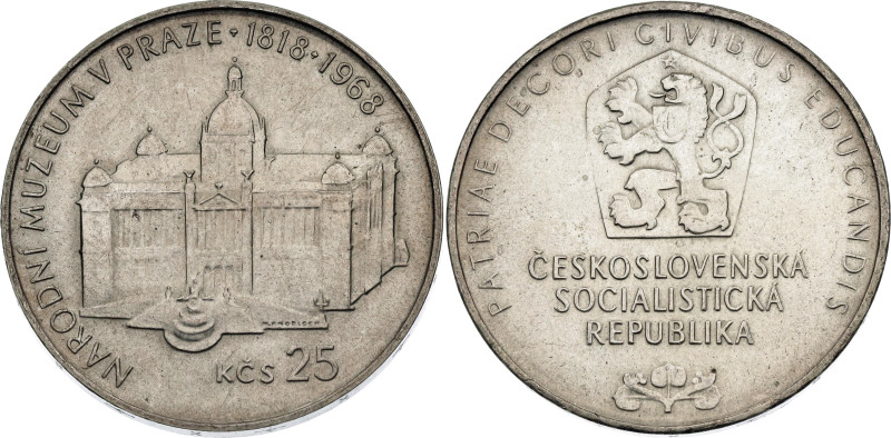 Czechoslovakia 25 Korun 1968

KM# 64, N# 32040; Silver; 150th Anniversary - Pr...