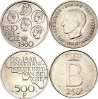 Belgium 250 - 500 Francs 1976 - 1980