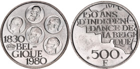 Belgium 500 Francs 1980