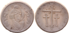 Germany - Weimar Republic Oberammergau Porcelain Medal "Virgin Mary" 1922