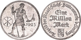 Germany - Weimar Republic Freiberg 1 Million Mark 1923 Notgeld