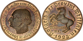 Germany - Weimar Republic Westphalia 50 Millionen Mark 1923 Notgeld