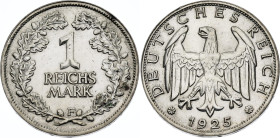 Germany - Weimar Republic 1 Reichsmark 1925 F