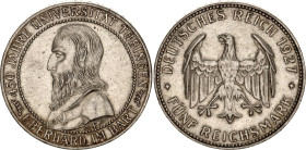 Germany - Weimar Republic 5 Reichsmark 1927 F