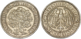 Germany - Weimar Republic 5 Reichsmark 1932 D