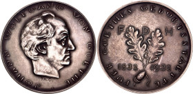 Germany - Weimar Republic Silver Medal "100th Anniversary of the Death of Johann Wolfgang von Goethe" 1932