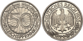 Germany - Third Reich 50 Reichspfennig 1935 J