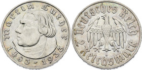 Germany - Third Reich 2 Reichsmark 1933 A