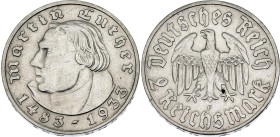 Germany - Third Reich 2 Reichsmark 1933 F