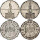 Germany - Third Reich 2 x 5 Reichsmark 1934 D & G