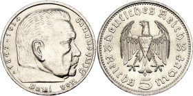 Germany - Third Reich 5 Reichsmark 1935 A