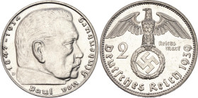 Germany - Third Reich 2 Reichsmark 1939 D