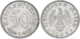 Germany - Third Reich 50 Reichspfennig 1943 B