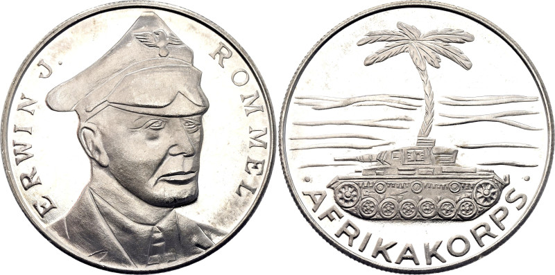 Germany - Third Reich Silver Medal "Erwin Rommel - Afrikakorps" (ND)

N# 45727...