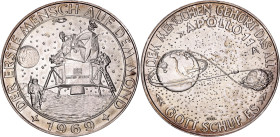 Germany - FRG Silver Medal "Apollo XI - The First Man on the Moon" 1969