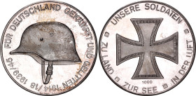 Germany - FRG Silver Medal "German Soldiers in Two World Wars" 20th Century