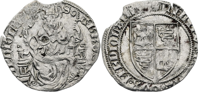 Italian States Milan 1 Grosso 1412 - 1447 (ND)

MIR# 153, N# 51200; Silver 2.2...