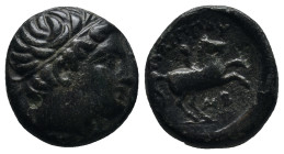 KINGS OF MACEDON. Philip II (359-336 BC). Ae Unit. Uncertain mint in Macedon.
 ( 5.70 g. 17.2 mm ).