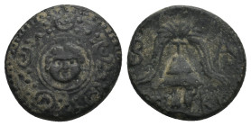 KINGS OF MACEDON. Philip III Arrhidaios (323-317 BC). Ae 1/2 Unit. Salamis.
 ( 4.07 g. 17.1 mm ).