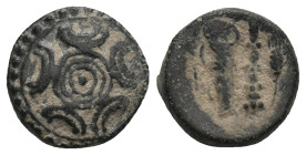 KINGS OF MACEDON. Philip III – Antigonos I Monophthalmos. Circa 323-310 BC. Half Unit.
 ( 3.33 g. 13.2 mm ).
