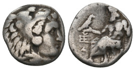 KINGS OF MACEDON. Alexander III 'the Great' (336-323 BC). Drachm. Mylasa.
 ( 4.05 g. 16.6 mm).