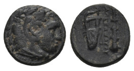 KINGS OF MACEDON. Alexander III 'the Great' (336-323 BC). Ae Unit.
 ( 1.52 g. 11.1 mm ).