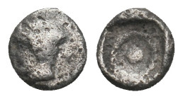 ASIA MINOR. Uncertain. Hemiobol (4th century BC).
 ( 0.35 g. 6.2 mm ).