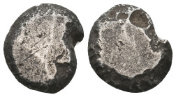 ASIA MINOR. Uncertain mint, ingot (5th century BC ). 1/2 Stater.
 ( 6.01 g. 16.7 mm ).