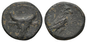 ASIA MINOR. Uncertain.(Circa 1st century).Ae.
 ( 3.02 g. 16.4 mm ).