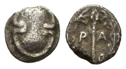 BOEOTIA. Federal Coinage. Obol (Circa 395-340 BC).
 ( 0.66 g. 9.0 mm ).