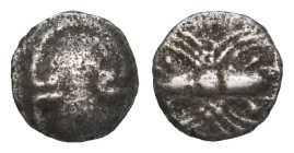 BOEOTIA. Federal Coinage. Obol (Circa 395-340 BC).
( 0.73 g. 8.2 mm ).