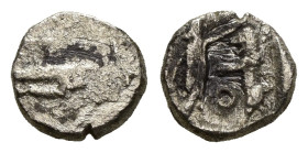 SAMARIA. 'Middle Levantine' Circa 375-333 BC. AR Obol. 
 ( 0.83 g. 8.5 mm ).
