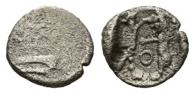 SAMARIA. 'Middle Levantine' Circa 375-333 BC. AR Obol. 
 ( 0.74 g. 9.8 mm ).