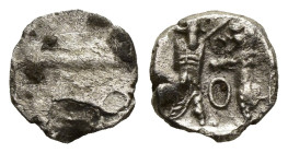 SAMARIA. 'Middle Levantine' Circa 375-333 BC. AR Obol. 
 ( 0.62 g. 9.4 mm).